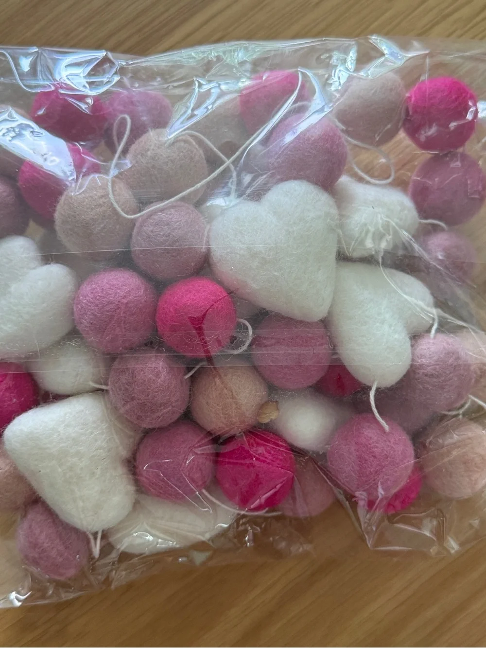 Large lot of Holiday Felt Ball Garland Packs - Multicolor holiday Bundles